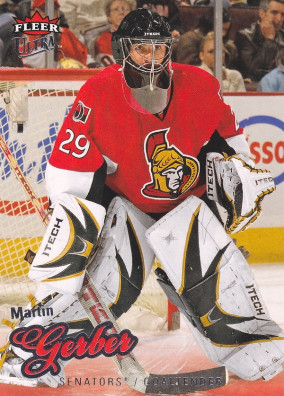 Hockey card Martin Gerber