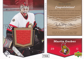 Hockey card Martin Gerber