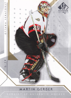 Hockey card Martin Gerber