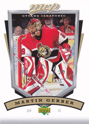 Hockey card Martin Gerber