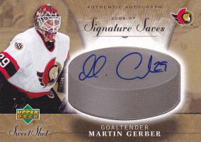 Hockey card Martin Gerber