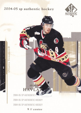 Hockey card Martin Havlat