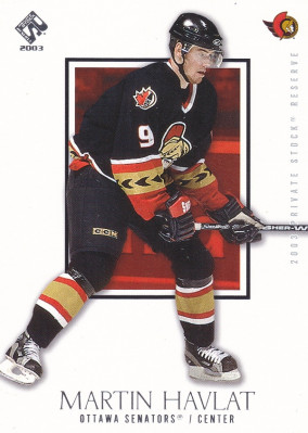 Hockey card Martin Havlat