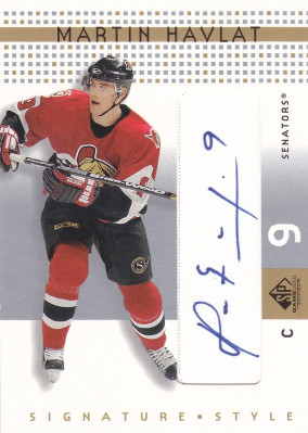 Hockey card Martin Havlat