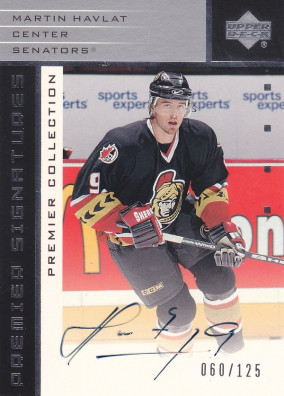 Hockey card Martin Havlat