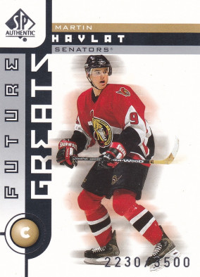 Hockey card Martin Havlat