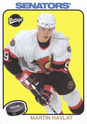 Hockey card Martin Havlat