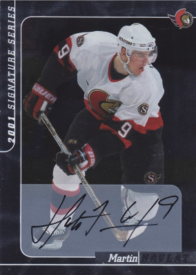 Hockey card Martin Havlat