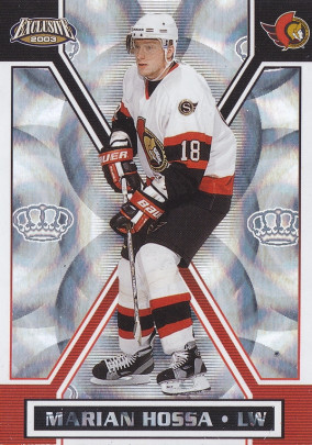 Hockey card Marian Hossa