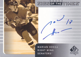 Hockey card Marian Hossa