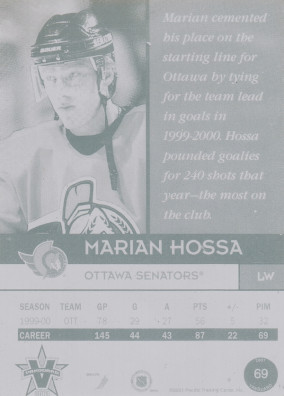 Hockey card Marian Hossa