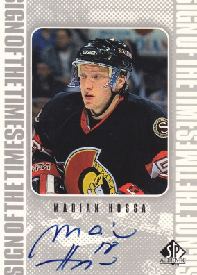 Hockey card Marian Hossa