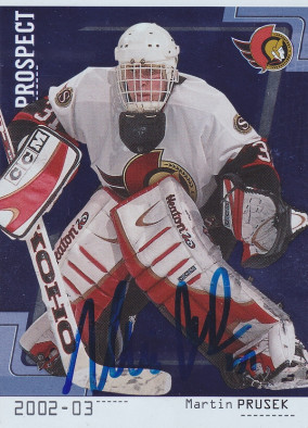Hockey card Martin Prusek