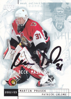 Hockey card Martin Prusek