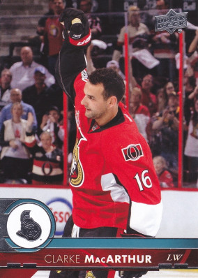 Hockey card Clarke MacARTHUR