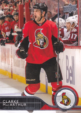 Hockey card Clarke MacARTHUR