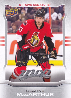 Hockey card Clarke MacARTHUR 