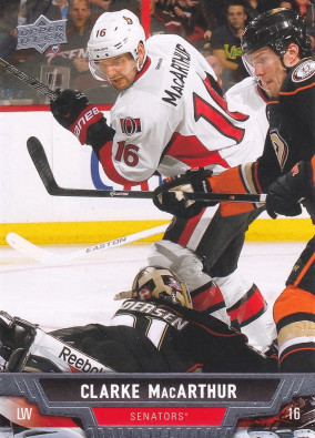 Hockey card Clarke MacARTHUR 