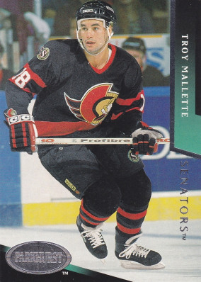 Hockey card Troy Mallette