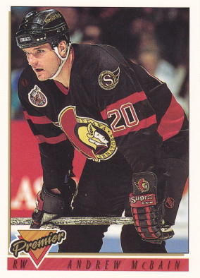Hockey card Andrew McBain