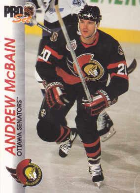 Hockey card Andrew McBain