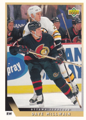 Hockey card Dave McLlwain