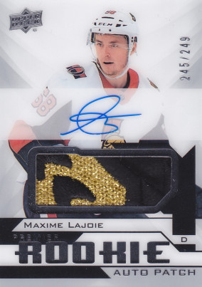 Hockey card Max Lajoie