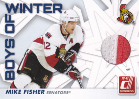 Hockey card Mike Fisher