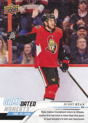 Hockey card Bobby Ryan