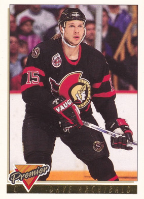 Hockey card Dave Archibald