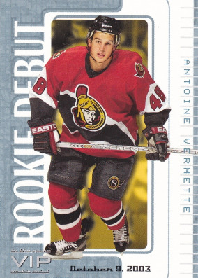 Hockey card Antoine Vermette