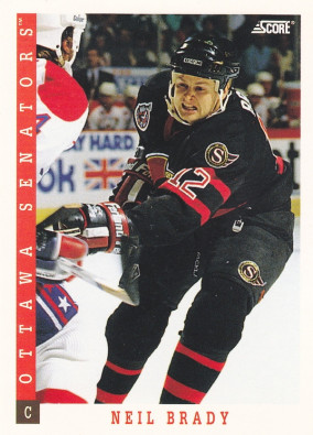 Hockey card Neil Brady