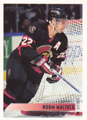 Hockey card Norm Maciver