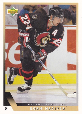 Hockey card Norm Maciver