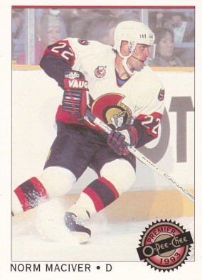Hockey card Norm Maciver