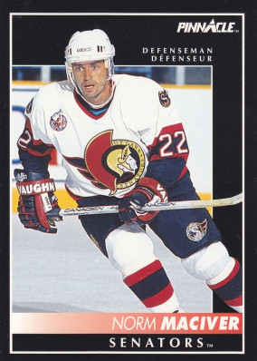 Hockey card Norm Maciver