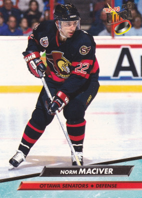 Hockey card Norm Maciver