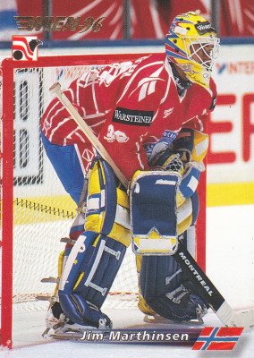 Hockey card Jim Marthinsen
