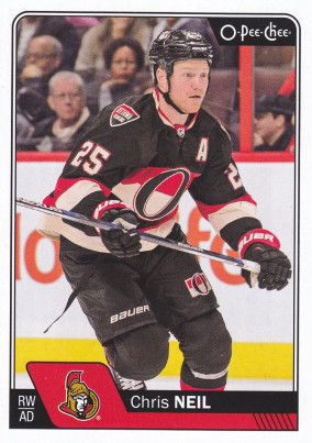Hockey card Chris Neil