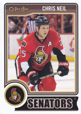 Hockey card Chris Neil