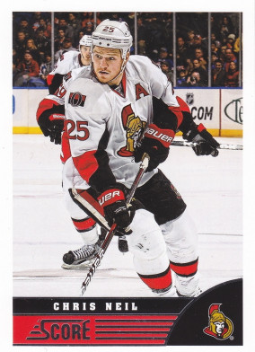 Hockey card Chris Neil