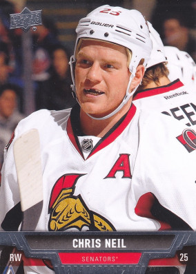 Hockey card Chris Neil