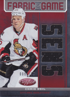 Hockey card Chris Neil