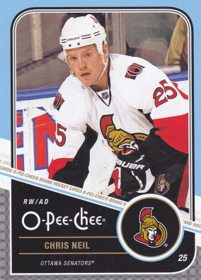 Hockey card Chris Neil