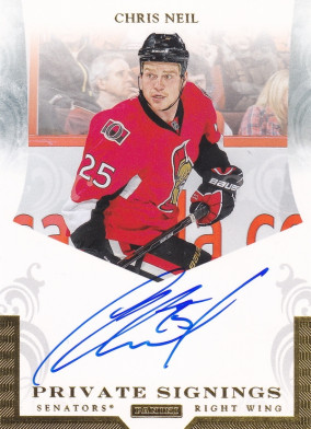 Hockey card Chris Neil