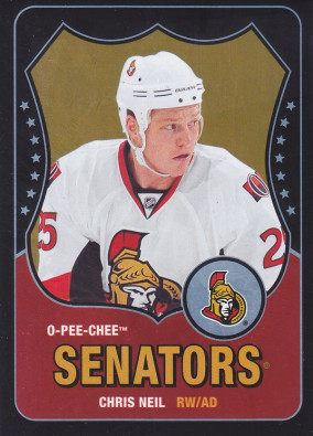 Hockey card Chris Neil