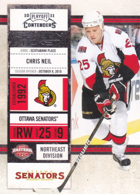 Hockey card Chris Neil