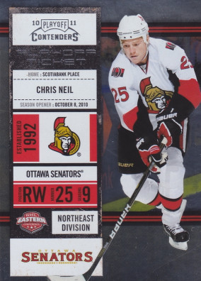 Hockey card Chris Neil