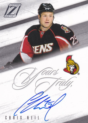Hockey card Chris Neil