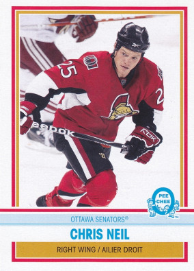 Hockey card Chris Neil